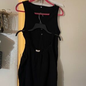 Elegant Black Sleeveless Dress